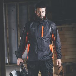 Scruffs Worker Jacket Graphite/Orange 2X Large 50" Chest