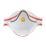 3M Aura Comfort Cool Flow Particulate 9332+ Disposable Valved Respirator P3 2 Pack