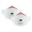 3M Aura Comfort Cool Flow Particulate 9332+ Disposable Valved Respirator P3 2 Pack