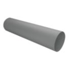 Manrose 125mm Round Ducting 1m