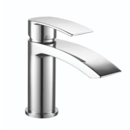 ETAL Spear Polished Chrome 184mm Standard Round Head Mono Basin Mixer Tap