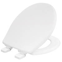 Bemis York Soft-Close Toilet Seat Thermoplastic White