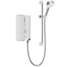 Mira Sport Max with Airboost White/Chrome 10.8kW  Electric Shower