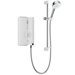 Mira Sport Max with Airboost White/Chrome 10.8kW  Electric Shower