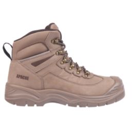 Apache Nelson Size 10  Stone  Steel Toe Cap Safety Boots