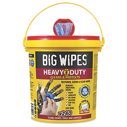 Big Wipes Heavy-Duty Wipes Blue 240 Pack
