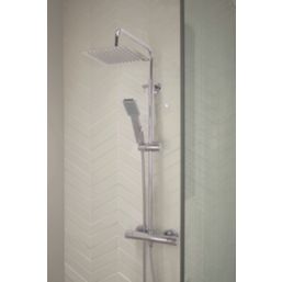 Highlife Bathrooms Nairn Series 2 Rear-Fed Exposed Chrome Thermostatic Shower