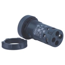 Schneider Electric XB7NA65 Blue Flush Push-Button Spring-Return NO/NC