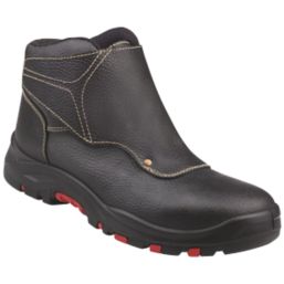 Delta Plus Cobra4 Size 9  Black Water-Resistant Steel Toe Cap Safety Boots