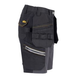 Site Kilani Womens Shorts Black/Grey Size 18