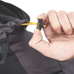 Site Orser Waterproof Jacket Grey / Black Medium Size 47" Chest