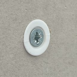 Easyfix  Self-Drilling Expansion Plugs with Countersunk Head Screws Nylon 43mm 50 Pack