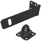 Smith & Locke Hasp & Staple Black 90mm