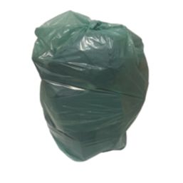 L-PRO 10605 Green Polythene Sacks / Bin Liners 90Ltr 200 Pack