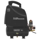 Draper 24974 6Ltr Brushless Electric Oil-Free Air Compressor 230V