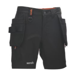 Scruffs Alverton Stretch Holster Work Shorts Black 40" W