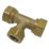 Teslaflex TFXT201520 Compression Fitting Reducing Tee 22mm x 22mm x 15mm
