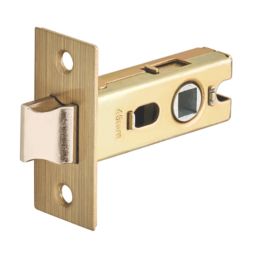 Designer Levers Antique Brass Tubular Bolt-Thru Latch 64mm Case - 45mm Backset