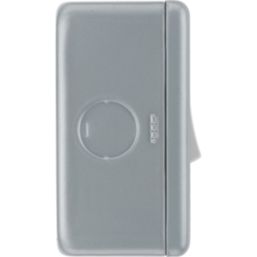 British General  10A 2-Gang 2-Way Metal Clad Light Switch with White Inserts