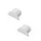D-Line  End Caps 20mm x 10mm 2 Pack