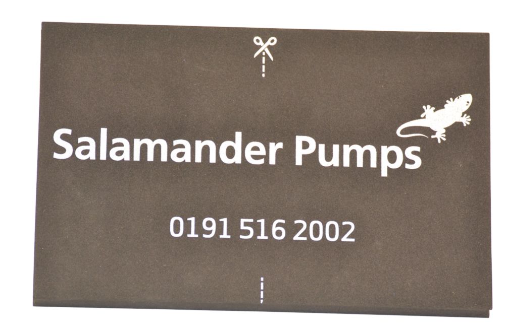 Salamander Pumps Shower Pump Mat Black 160mm x 250mm Screwfix