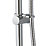 Highlife Bathrooms Galston Exposed Thermostatic BSM Shower Kit Chrome Finish