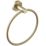 Bristan  Round Towel Ring Brushed Brass