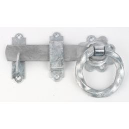 GateMate Twisted Ring Gate Latch Silver 150mm