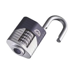 Squire Vulcan Weatherproof  Combination  High Security Padlock Blue/Chrome 60mm
