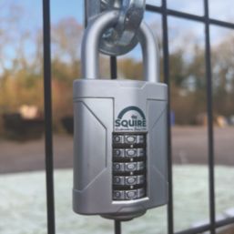 Squire Vulcan Weatherproof  Combination  High Security Padlock Blue/Chrome 60mm