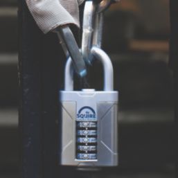 Squire Vulcan Weatherproof  Combination  High Security Padlock Blue/Chrome 60mm