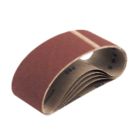 80 Grit  Cloth Sanding Belts 533mm x 75mm 5 Pack