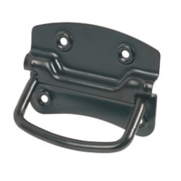 Essentials Chest Handles 105mm Black Powder-Coated 2 Pack
