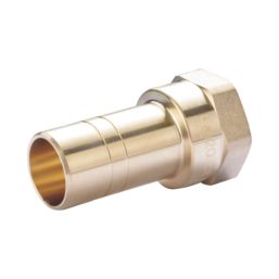 Hep2O  Plastic Push-Fit Adapting Keyless Spigot Female Coupler 22mm x 3/4"