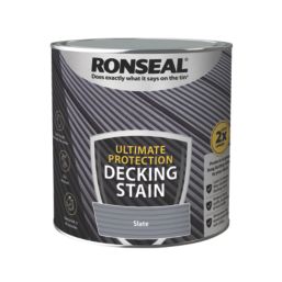 Ronseal Ultimate Protection 2.5Ltr Slate Anti Slip Decking Stain