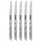 Erbauer   Green Wood Reciprocating Saw Blades 205mm 5 Pack