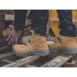 Apache  Size 11  Wheat Waterproof  Safety Boots
