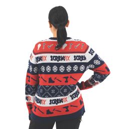 Site Screwfix Christmas Jumper Multi-Coloured X Large 48" Chest