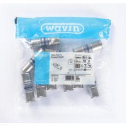 Wavin Tigris  Multi-Layer Composite Press-Fit Equal Straight Couplers 25mm 10 Pack