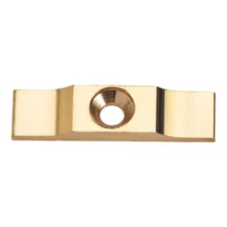 Essentials Turn Button Catches Polished Brass 38mm x 9mm 10 Pack