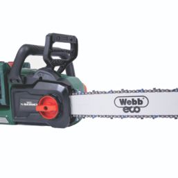 Webb Eco X-Series WEV20X2CS40B4X 40V 1 x 4.0Ah Li-Ion  Brushless Cordless 40cm Chainsaw