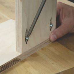 Trend PH/7X25/500C Square Flange Self Tapping Pocket Hole Screws Coarse Thread No. 7ga x 1" 500 Pack