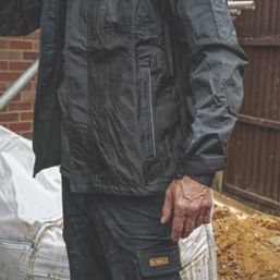 DEWALT Storm  Waterproof Jacket Black/Grey Medium 39-41" Chest