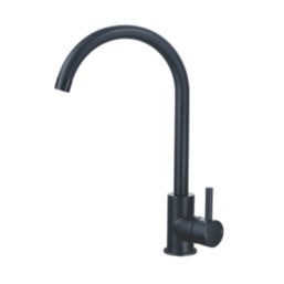 Highlife Bathrooms Blackford Single Lever Sink Mixer Matt Black