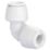 Hep2O  Plastic Push-Fit Equal 90° Keyless Elbow 10mm 10 Pack