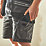 Site Kirksey Shorts Grey/Black 38" W