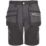 Site Kirksey Shorts Grey/Black 38" W