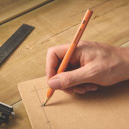 Magnusson 175mm Carpenters Pencils HB 10 Pack