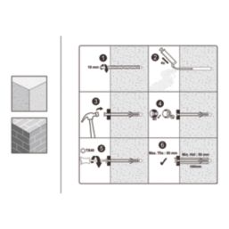 Easyfix  TX Short Expansion Frame Fixings 10mm x 100mm 12 Pack