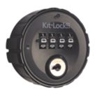 Codelocks  Mechanical Combination Locker Lock  25mm Matt Black